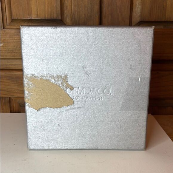 Demdaco Silver and Gold Tone Brass Heart Locket Necklace with Box - Picture 4 of 5